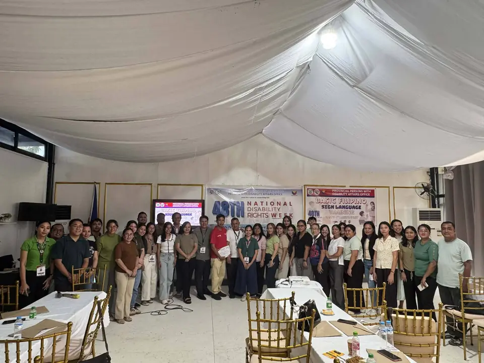 Persons with Disability Affairs Office Conducts Basic Filipino Sign Language Training in Celebration of the 48th National Disability Rights Week